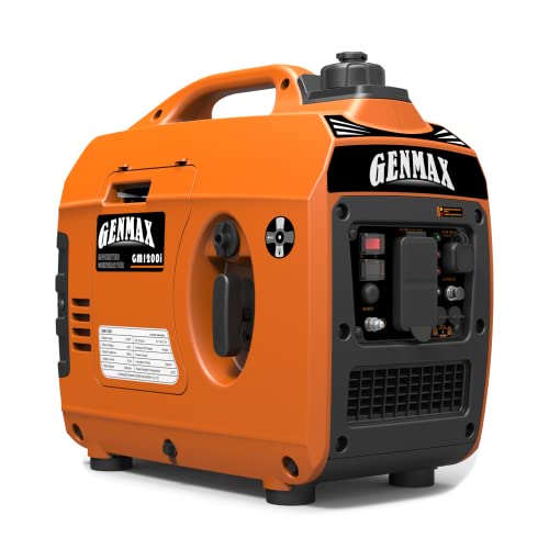 GENMAX Generator，EPA Compliant, Eco-Mode Feature, Ultra Lightweight for Backup Home Use & Camping