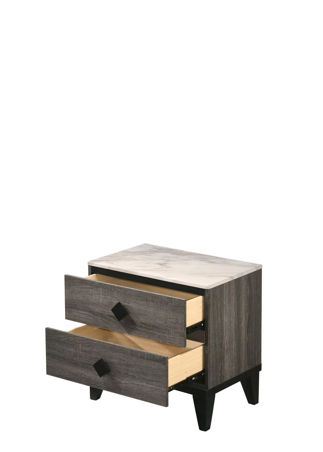 Transitional Rustic Gray Oak Storage King Bedroom Set 5Pc Avantika-27667EK Acme