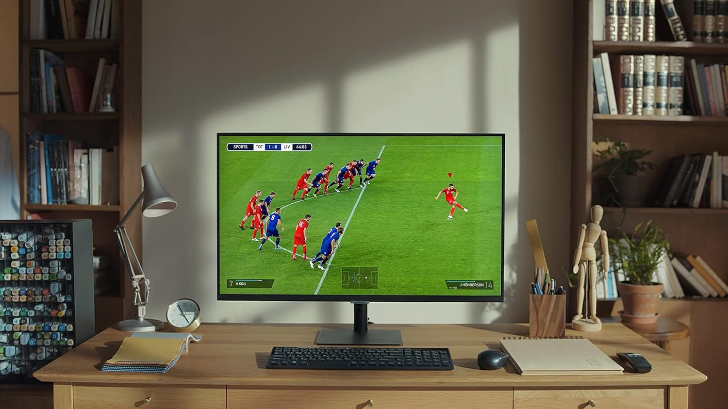 SAMSUNG M5 Series 32-Inch FHD 1080p Smart Monitor & Streaming TV (Tuner-Free), Netflix, HBO, Prime Video, Apple Airplay, Bluetooth, Built-in Speakers