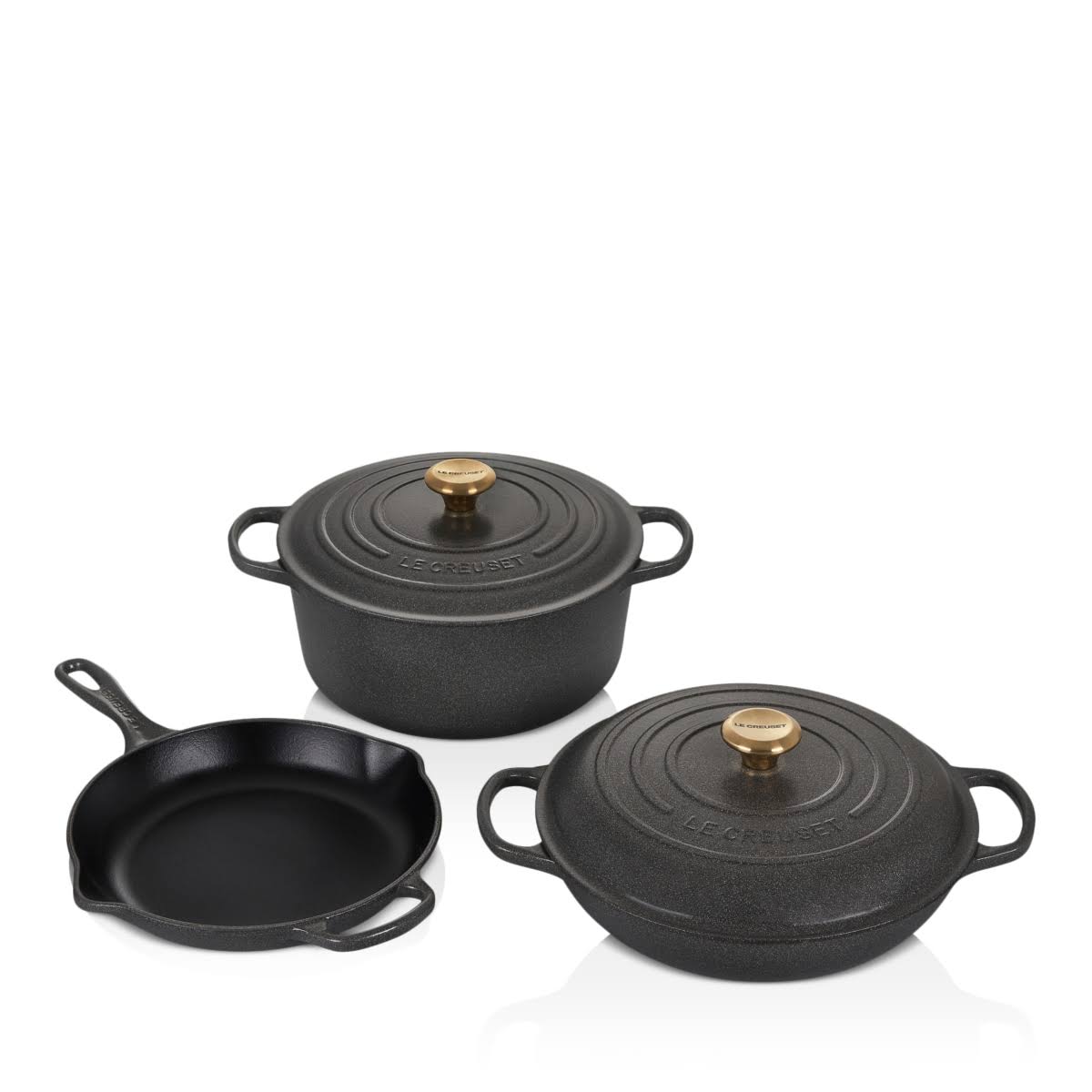 Le Creuset 5 Piece Cast Iron Set - Oyster
