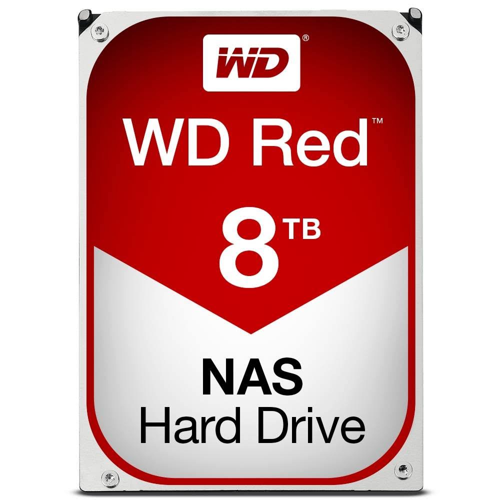WD Red Plus NAS 8 TB Internal HDD - 3.5x22 - WD80EFAX - SATA 6Gb/s - 5,400 rpm