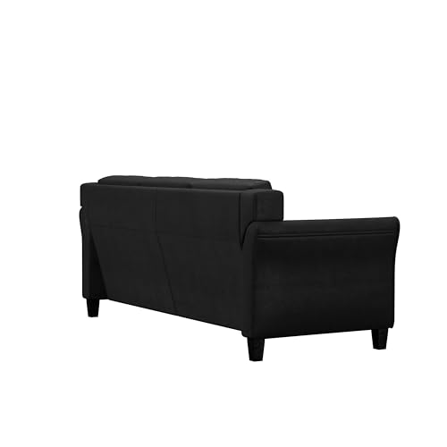 Lifestyle Solutions Harrington Loveseat, Black