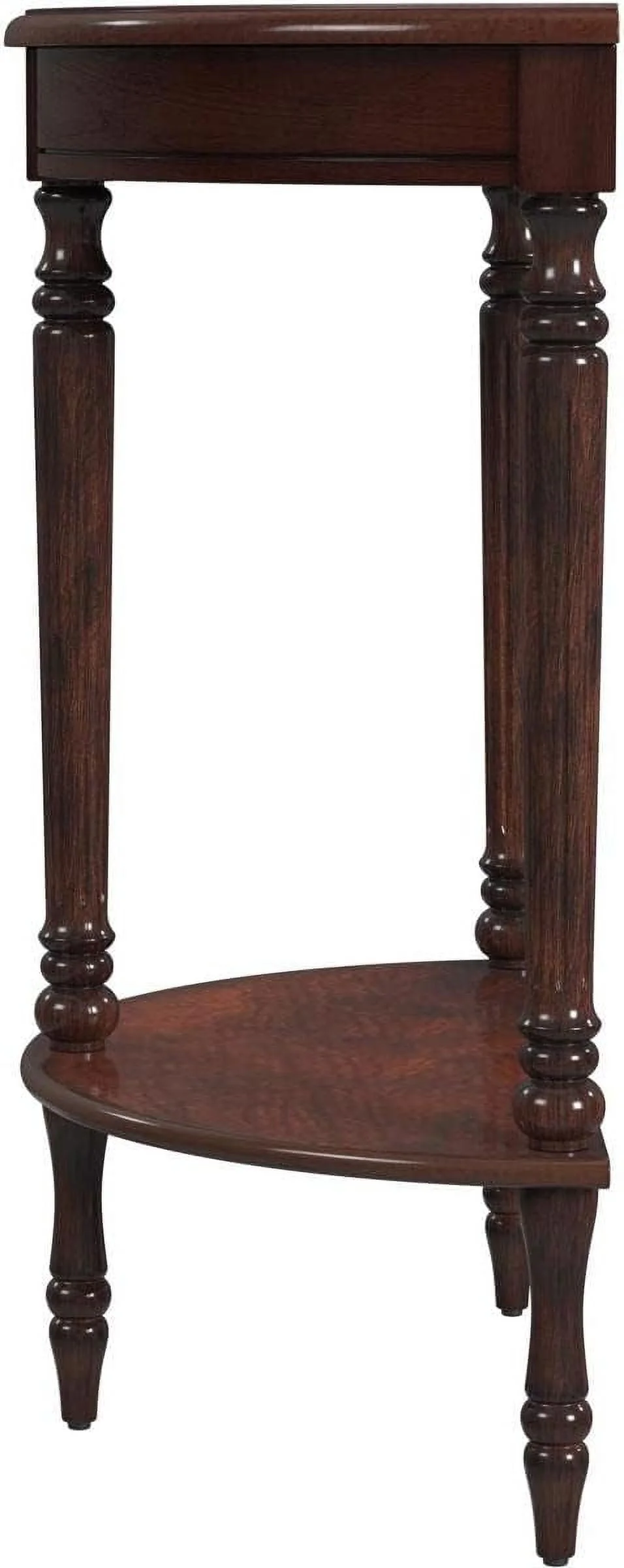 Bellini Demilune Console Table - Cherry Brown