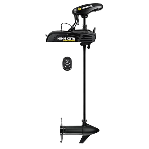 Minn Kota PowerDrive Bow-Mount Electric Trolling Motor with GPS, Dual Spectrum Chirp Sonar, 55 Lb. Thrust, 54 in. Shaft, Freshwater