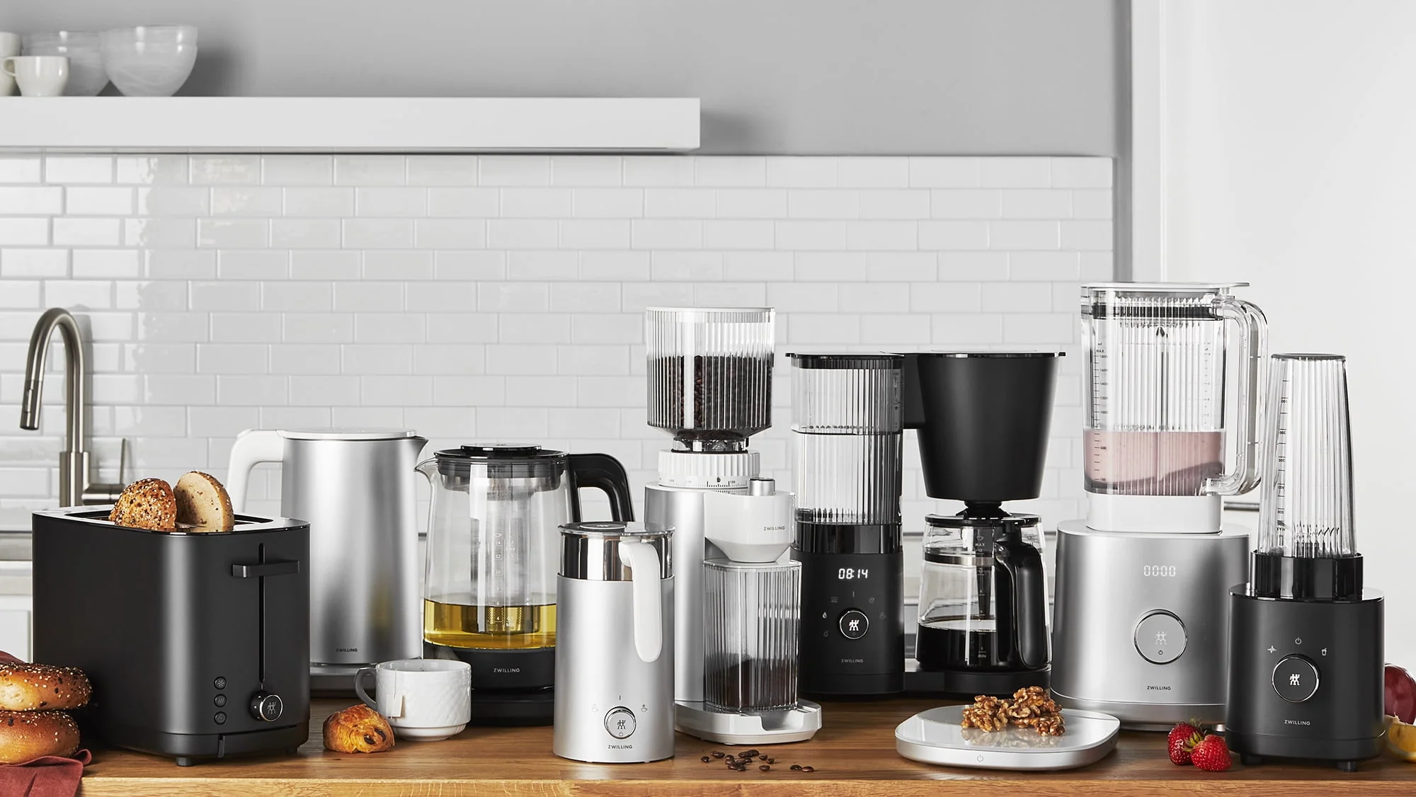 ZWILLING Enfinigy Glass Drip Coffee Maker 12 Cup, Awarded the SCA Golden Cup Standard, Silver