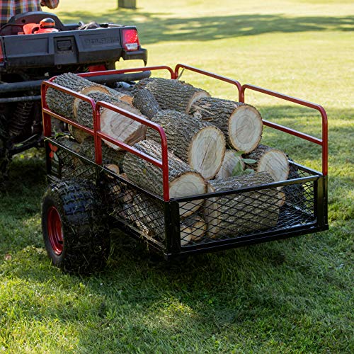 YUTRAX® HC1750 Trailer, Heavy-Duty Trailer, 1750 lb. Load Capacity, Heavy-Duty Steel Construction, Haul 28 Cub Feet, Minimal Assembly