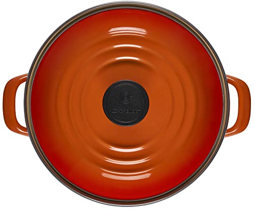 Le Creuset Enamel on Steel Stockpot, 10 qt., Olive