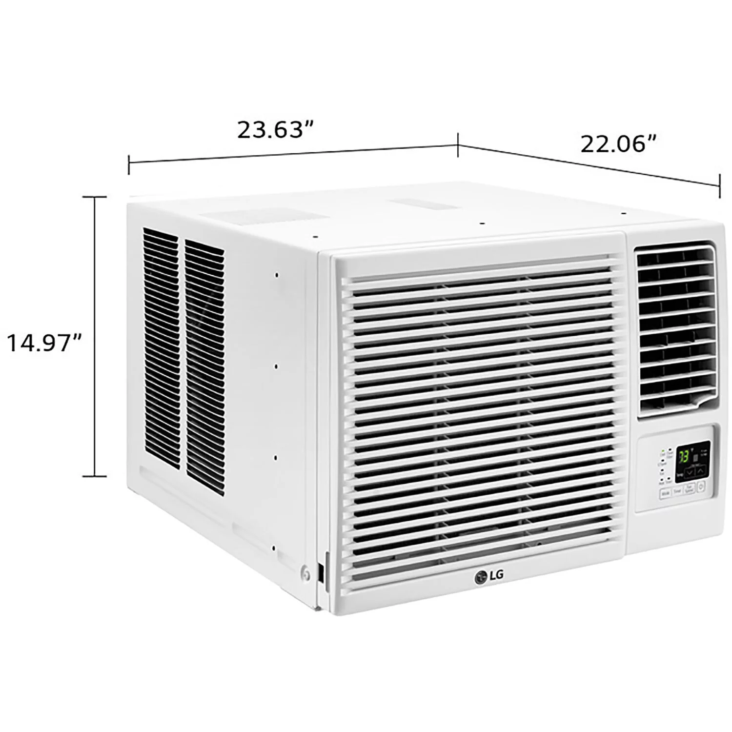 LG Electronics 12,000 BTU Heat and Cool Window Air Conditioner with Wi-Fi Controls