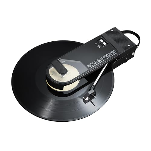 Audio-Technica AT-SB727 Sound Burger Portable Bluetooth Turntable, Black