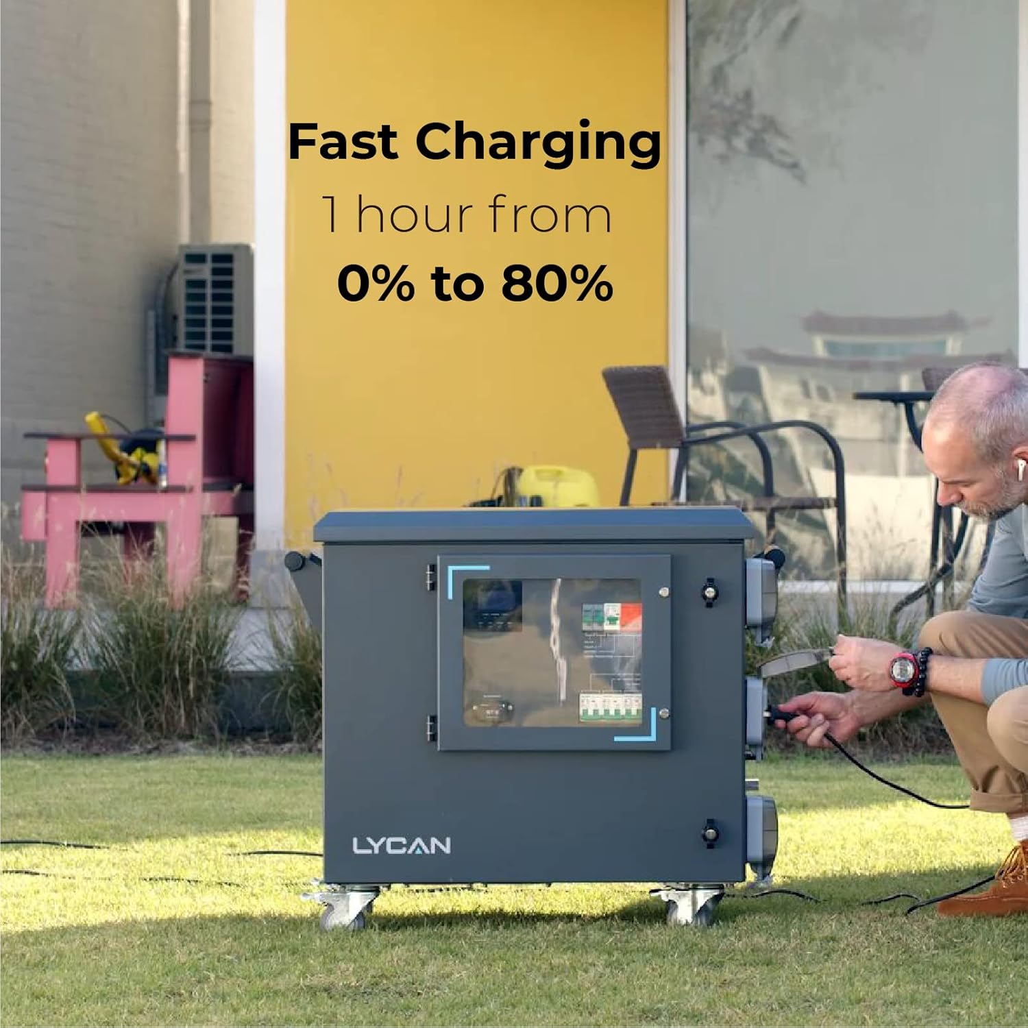 Renogy Solar Generator LiFePO4 Battery, 4.8kWh Expandable Power Station 3500W AC Output