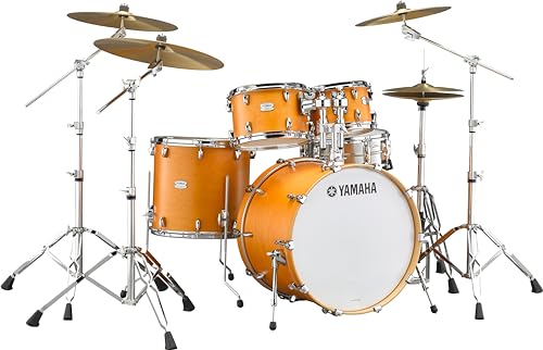 Yamaha Tour Custom Maple 4pc Standard Shell Pack, Chocolate Satin