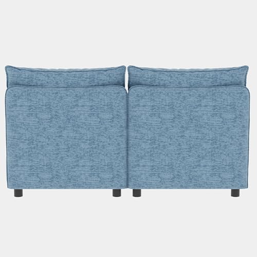 Oversized Modular Storage Sectional Sofa Customizable Seating Group Sofa&Couch Convertible Sleeper Sofabed with Movable Ottomans and Seat