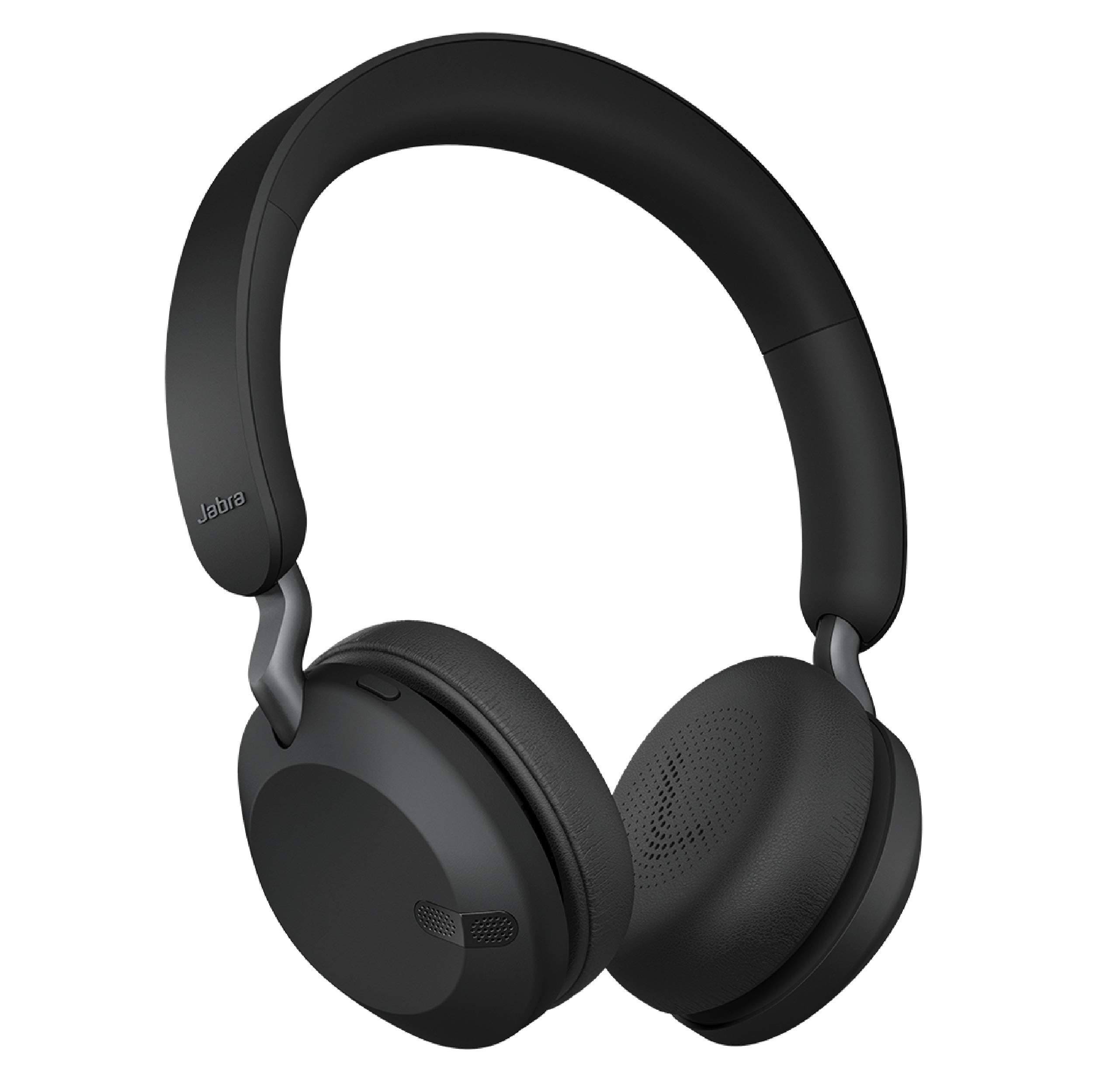 Jabra - Elite 45H Wireless On-Ear Headphones - Titanium Black - Megean