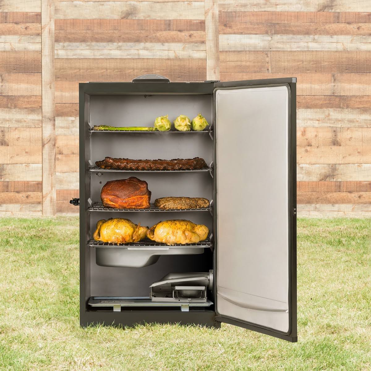 Masterbuilt MB20072918 40-Inch Digital Electric Smoker, Black