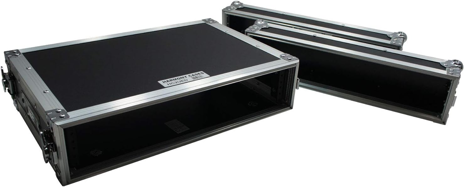 Harmony Cases HC10UEDHW DJ Flight 10U FX Effect 16" Depth Case Casters & Handle