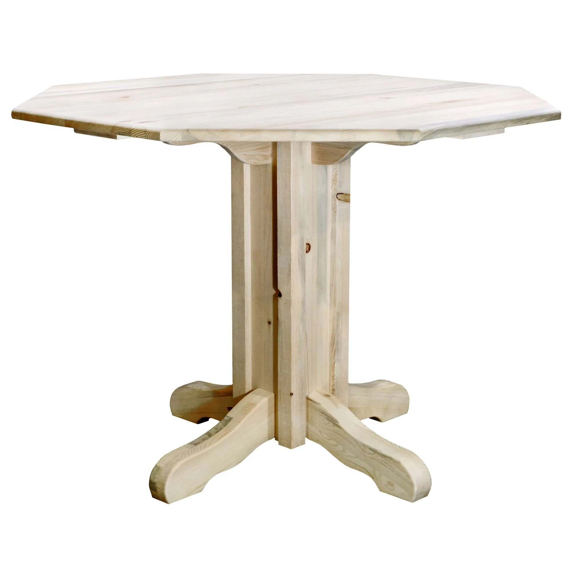Homestead Collection Center Pedestal Table, Ready to Finish