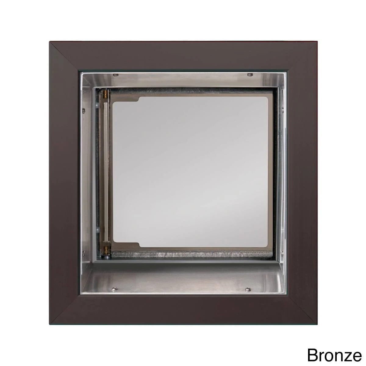 PlexiDor Performance Pet Doors Small Wall Unit - Bronze - Wall Mount