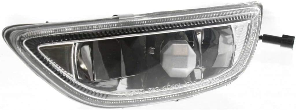 For 2001 2002 Toyota Corolla Pair Driver and Passenger Side Fog Light With Bulbs Included TO2592105 TO2593105 | 81220-02030 81210-02040 ; Pack of 2