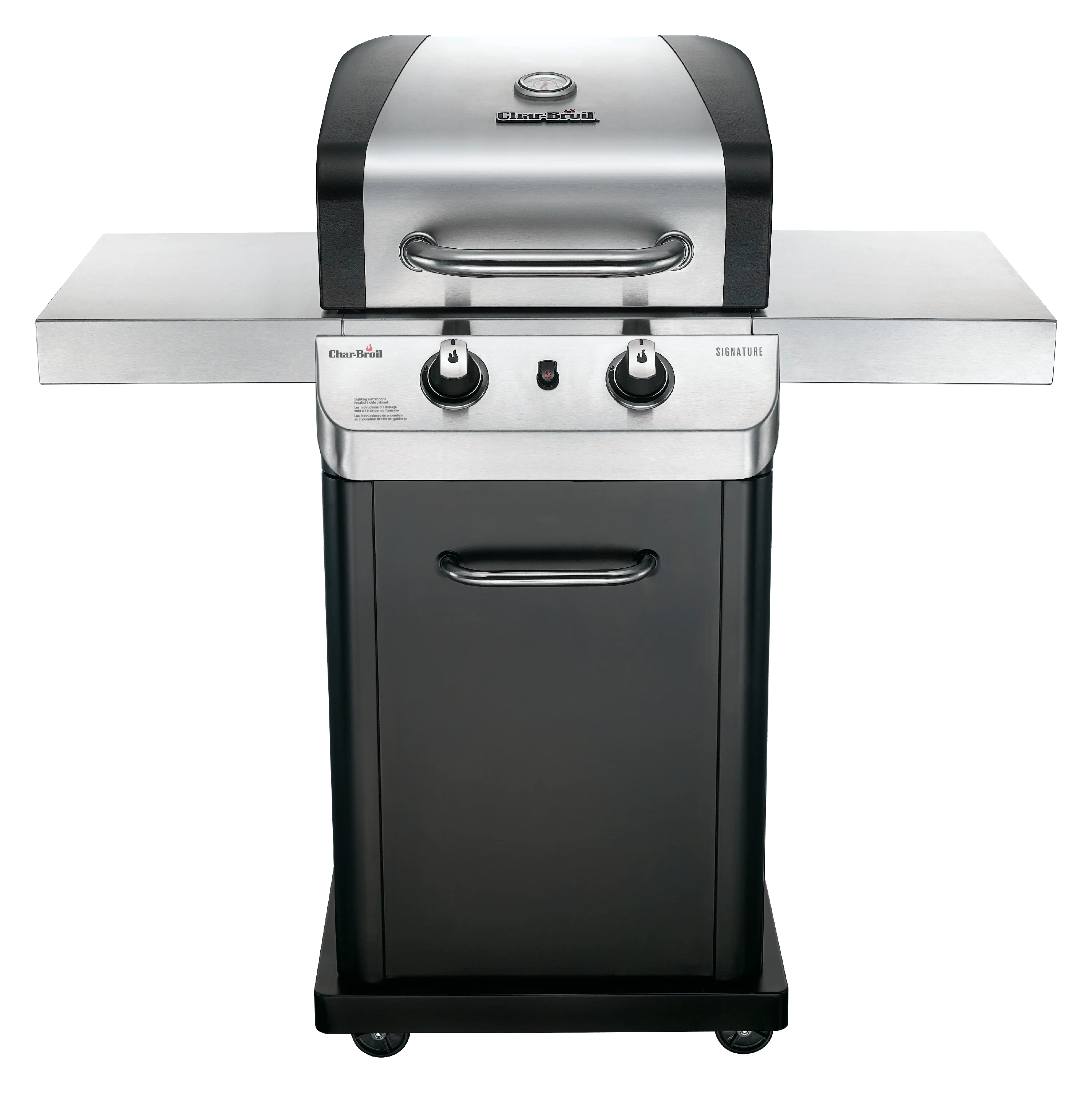 Char-Broil 2 Burner Silver and Black Natural Gas Gas Grill