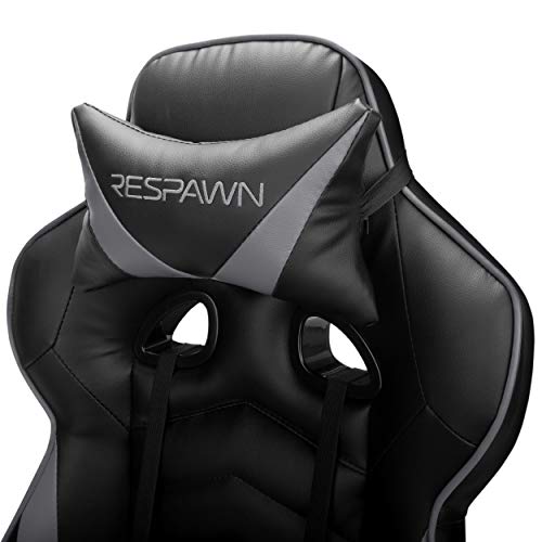 RESPAWN 110 Pro Gaming Chair - Gaming Chair with Footrest, Reclining Gaming Chair, Video Gaming Computer Desk Chair, Adjustable Desk Chair