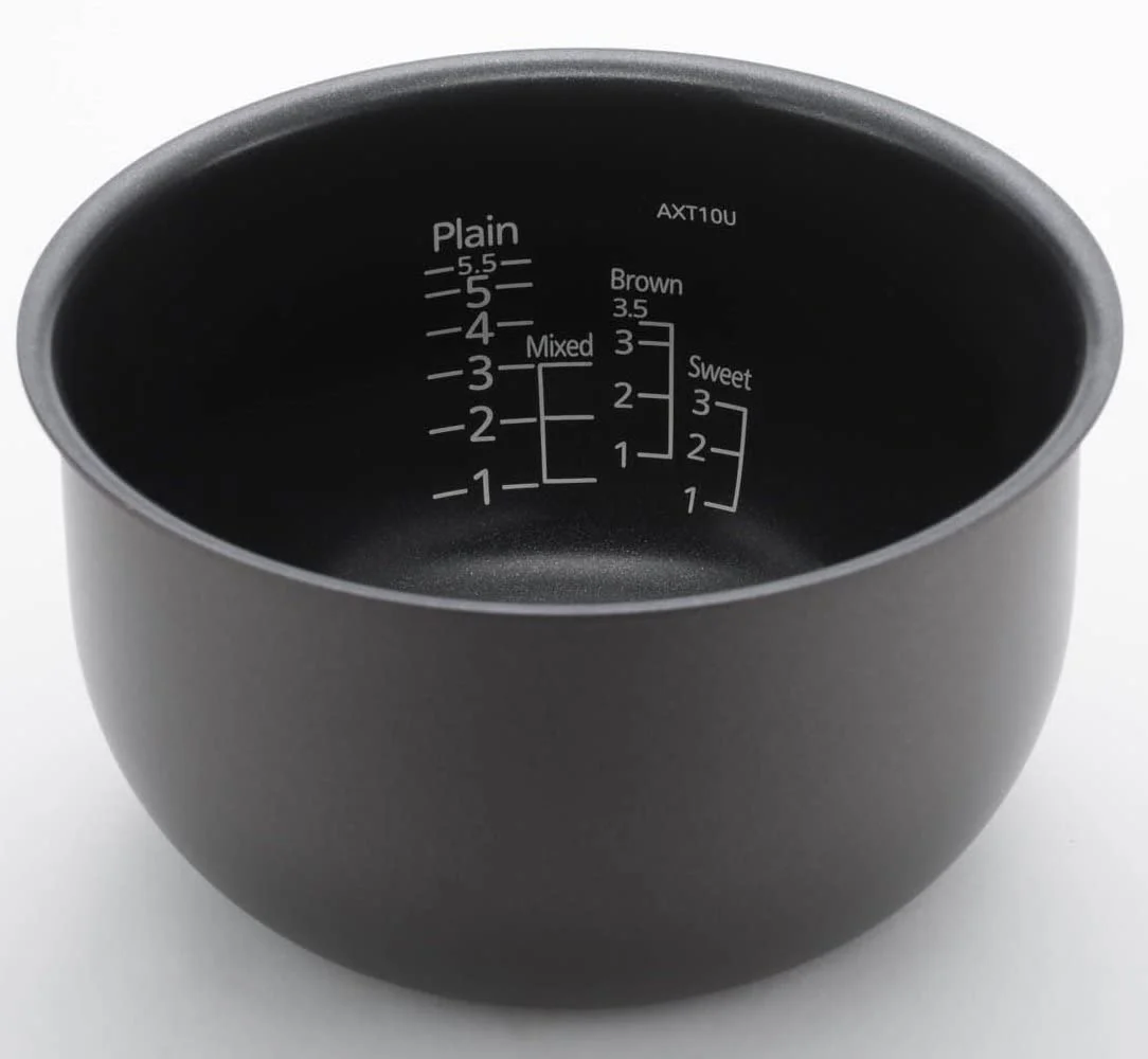 Tiger Rice Cooker: 5.5 cup, multi-function, s/s + black | JAX-T10U