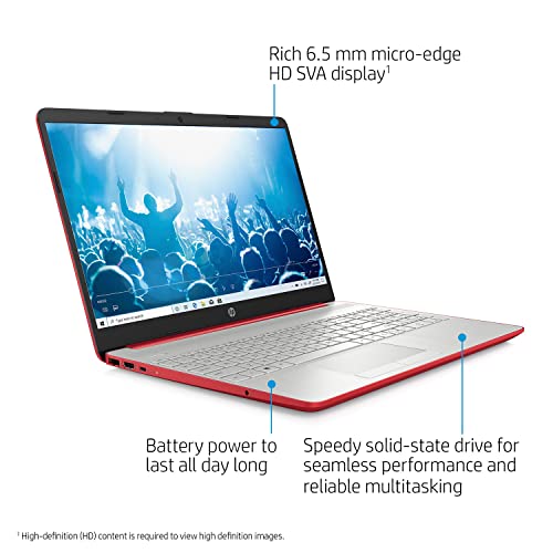 HP Pavilion Laptop (2022 Model), 15.6" HD Display, Intel Celeron Quad-Core Processor, 16GB DDR4 RAM, 1TB SSD, Online Conferencing, Webcam, HDMI, WiFi