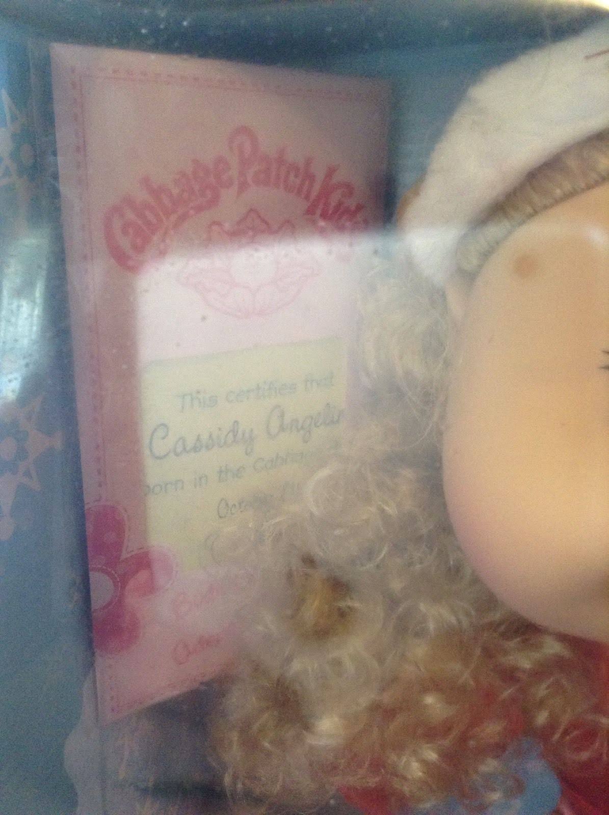 Cabbage Patch Kids Holiday 2012 Limited Edition Blond Hair ,Blue Eyes