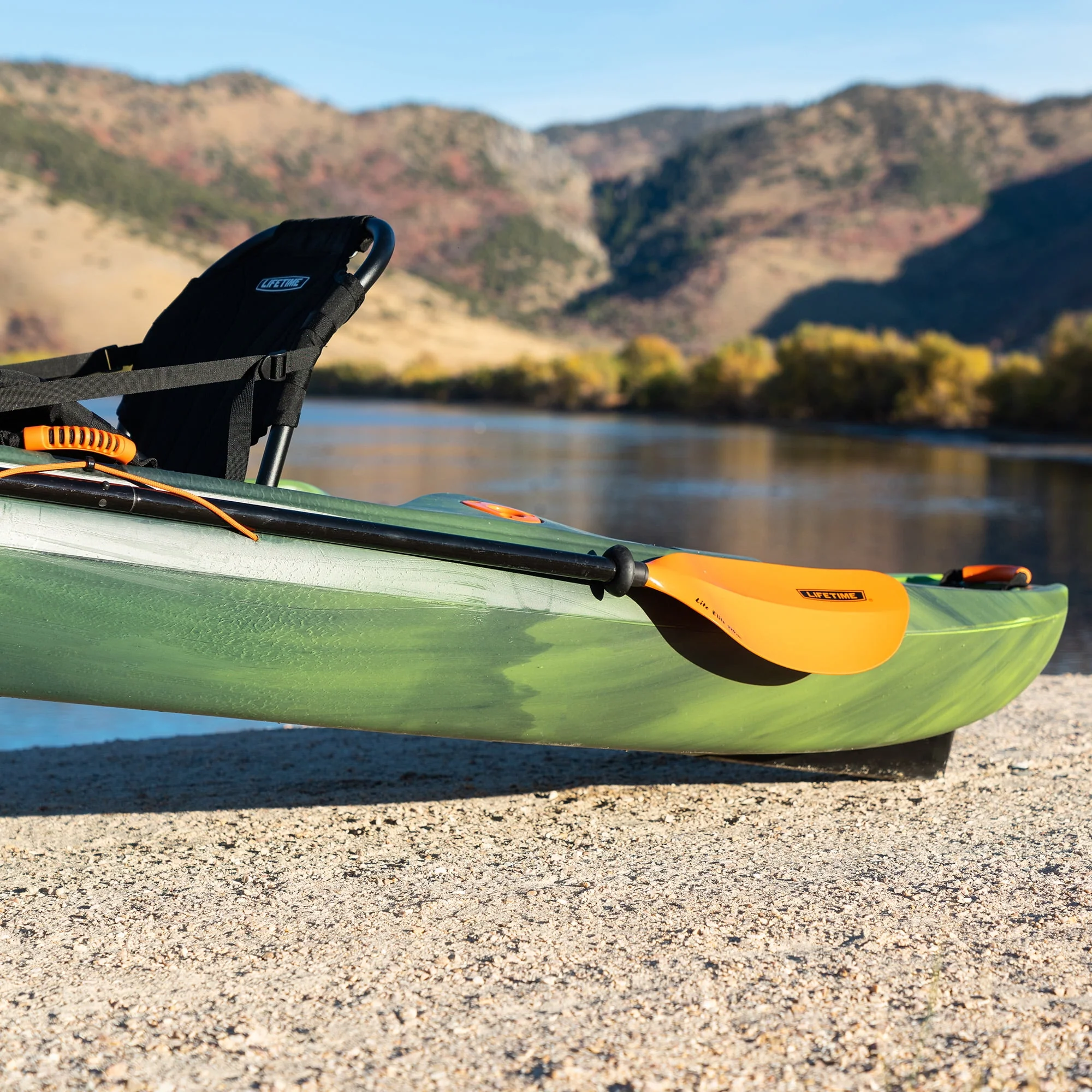 Lifetime Yukon Angler 116 inch Sit-on-Top Fishing Kayak, Lightning Fusion (90846)