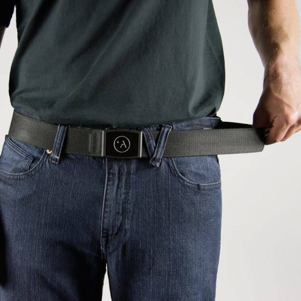 Arcade Vision Belt-Brushed Black/Aluminum