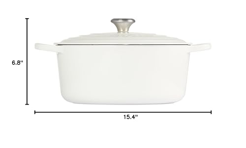 Le Creuset Enameled Cast Iron Signature Round Dutch Oven, 5.5 qt., Cerise