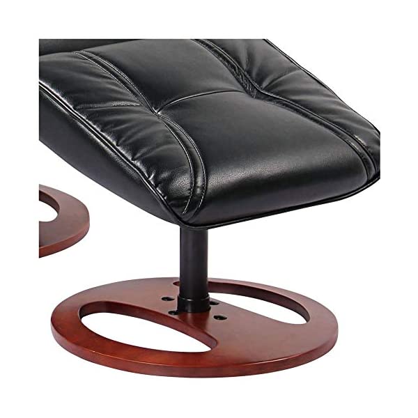 Newport Taupe Swivel Recliner and Slanted Ottoman