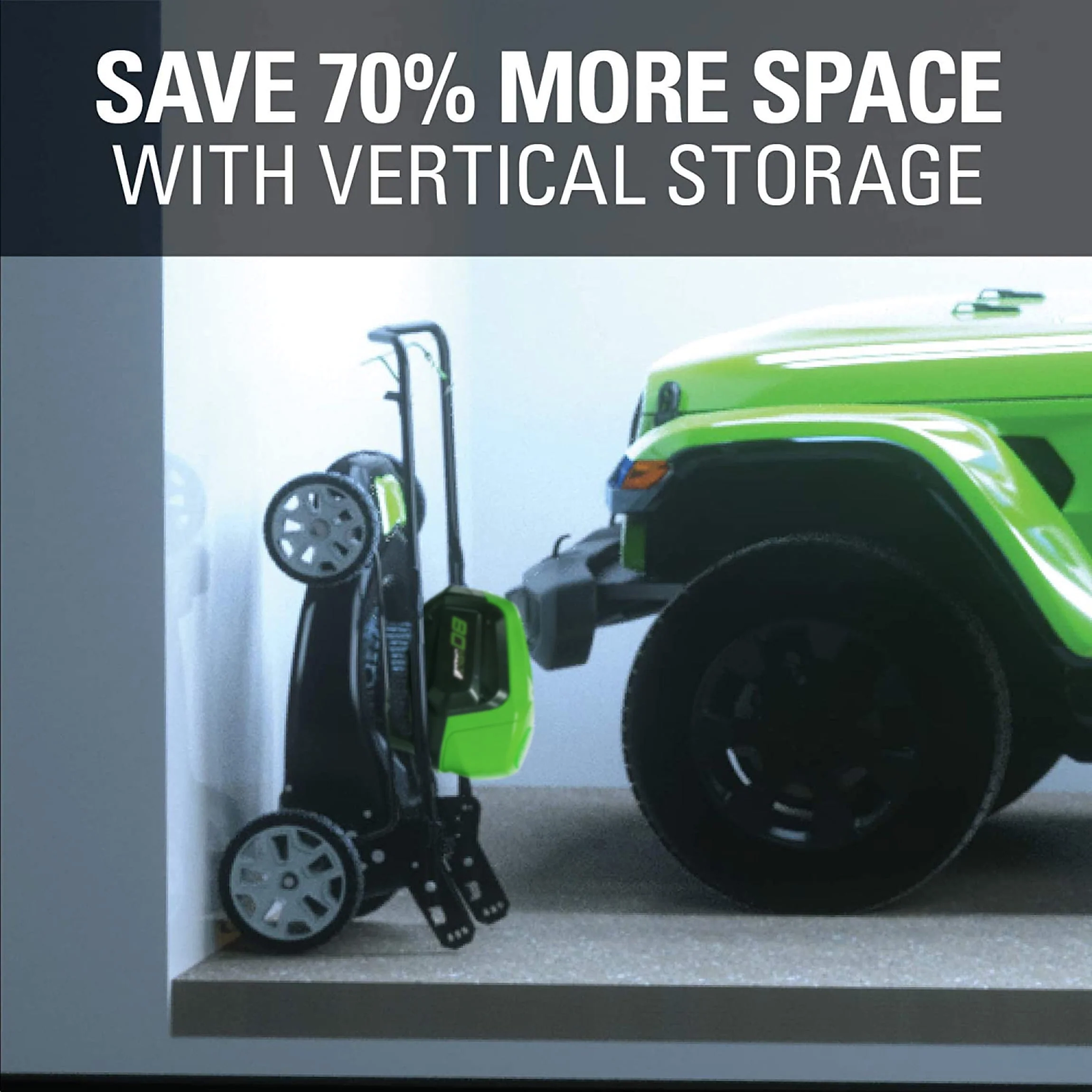 Greenworks 80V 21 Push Mower with (1) 4Ah Battery & Charger 2501202VT