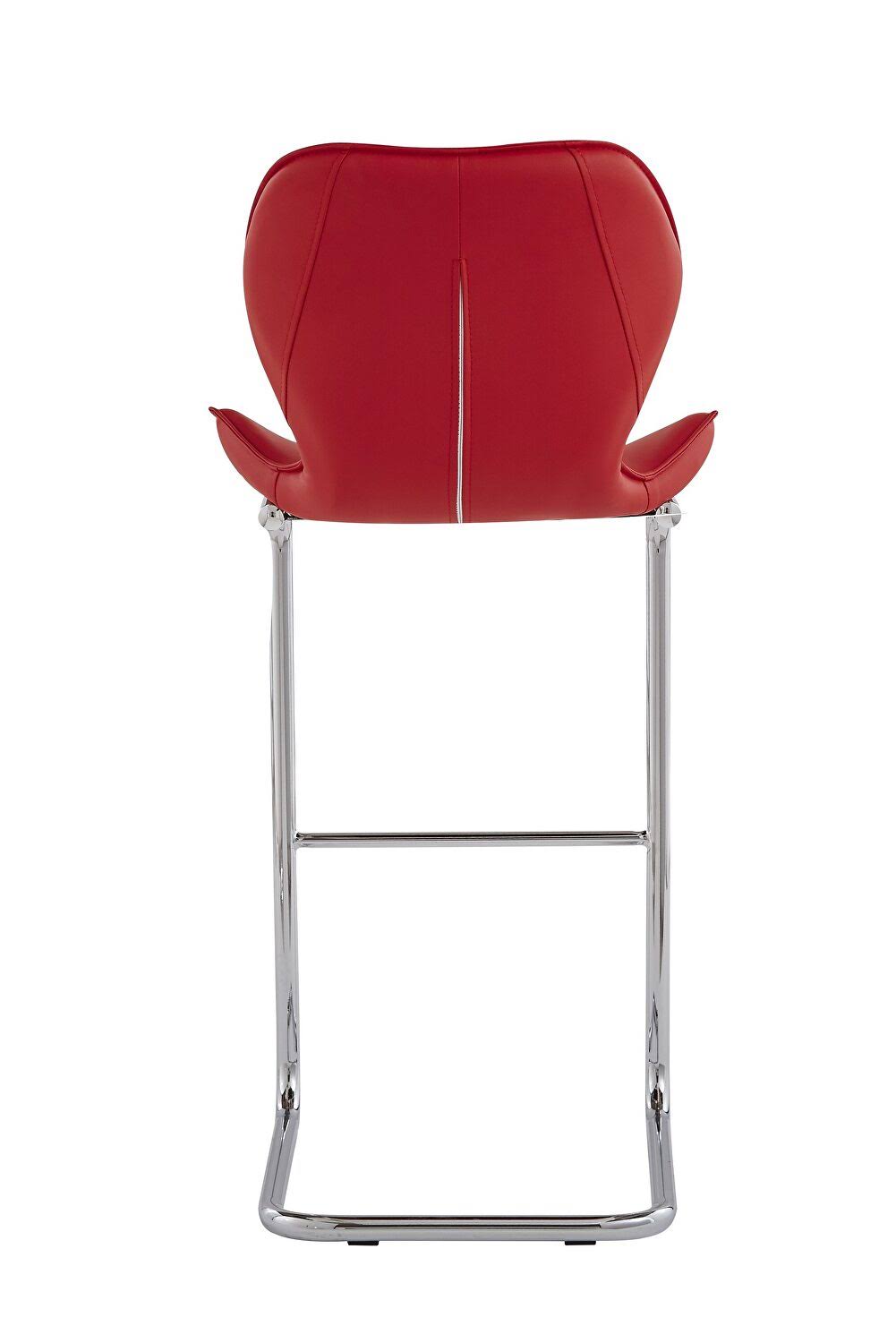 Global Furniture USA Red Barstool