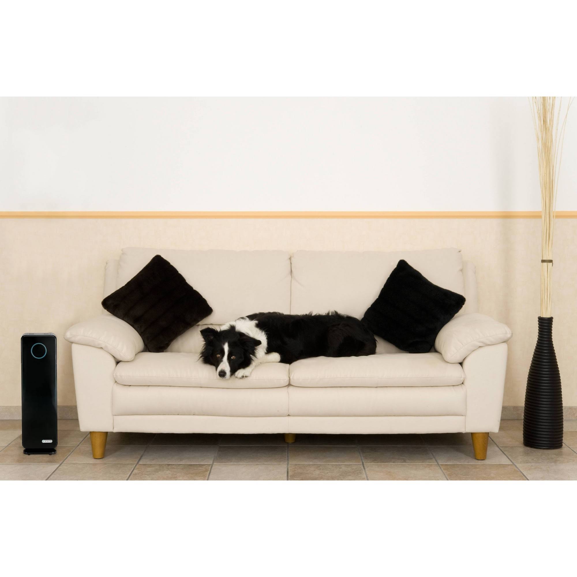 GermGuardian Elite 3-in-1 Pet Pure True Hepa Air Purifier with UV Sanitizer u0026 Odor Reduction, Black