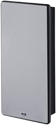 HECO Ambient 22 F 5" 2-Way Bass Reflex Wall Speaker in Black with Integrated Metal Wall Bracket for Horizontal and Vertical Mounting