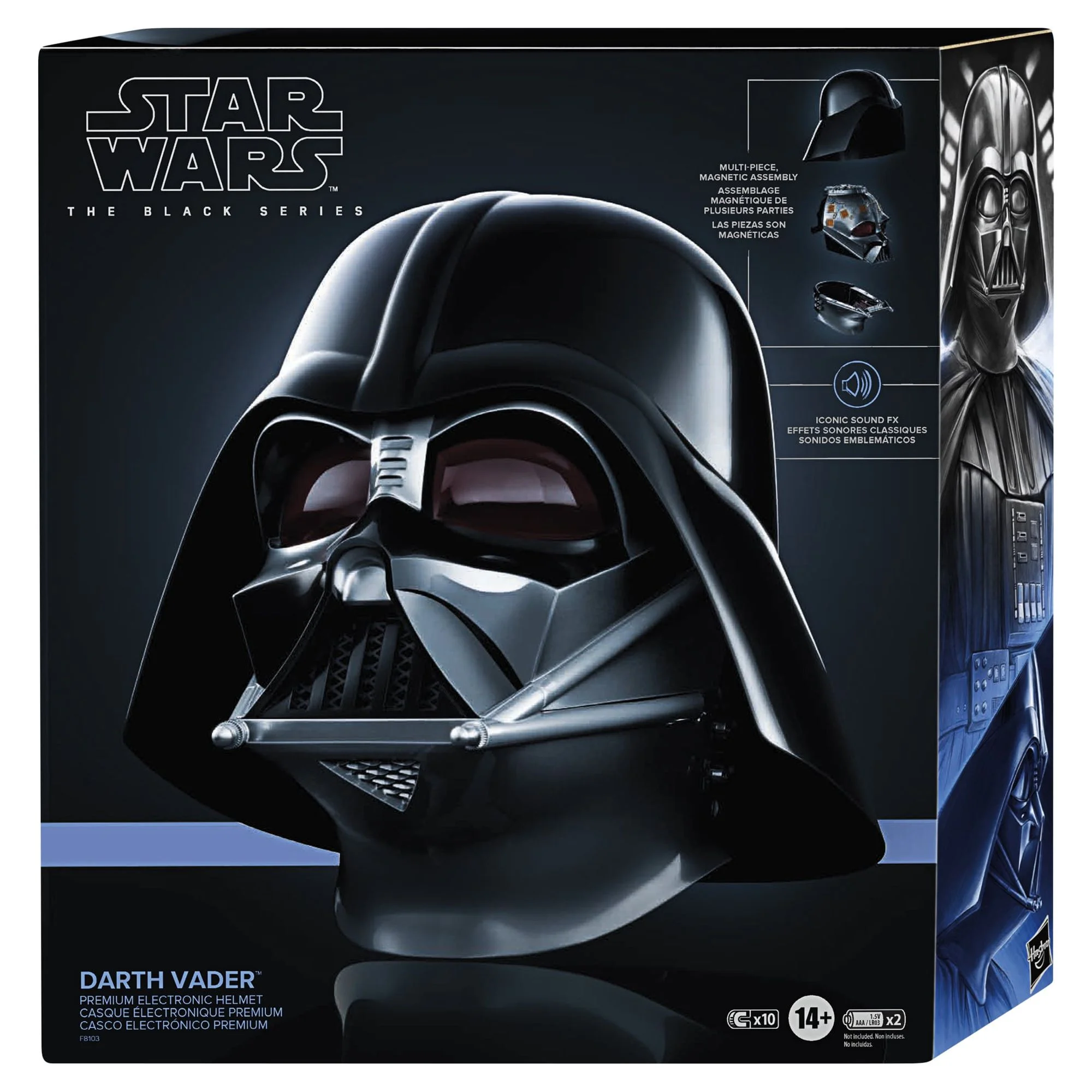 Star Wars The Black Series Darth Vader Premium Electronic Helmet Roleplay Toy - Radiant Selections