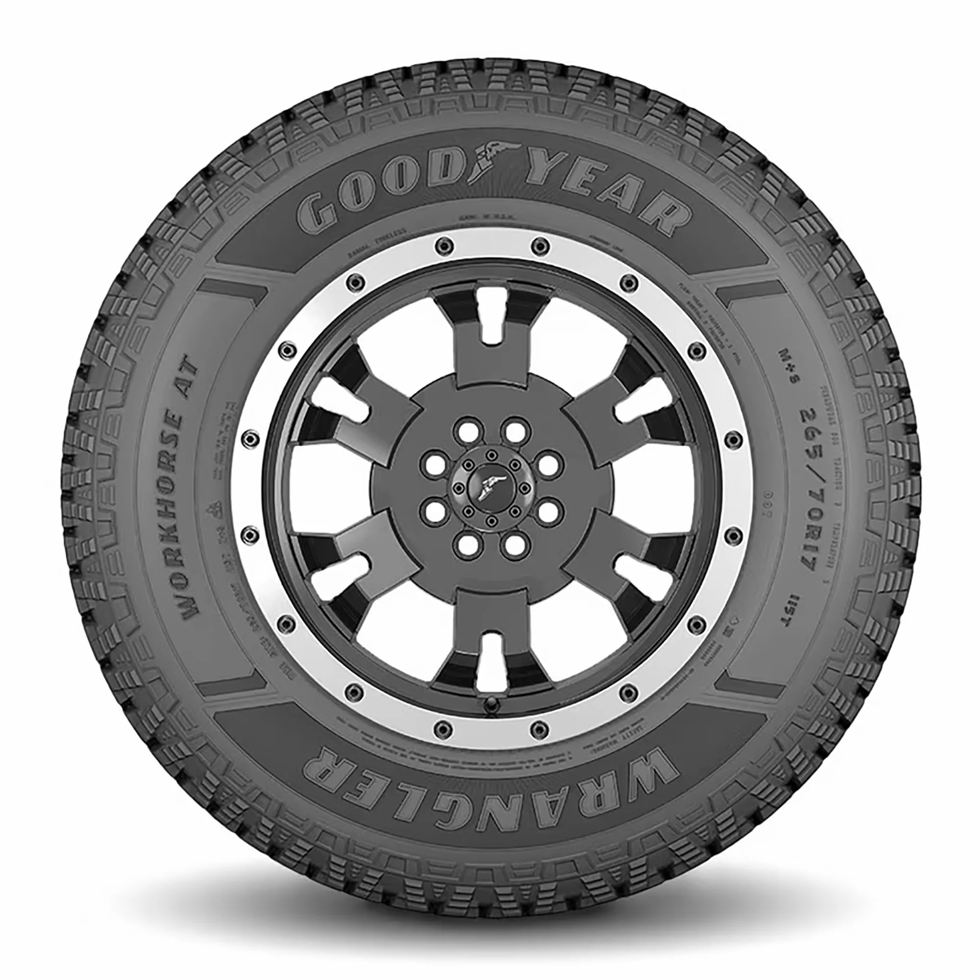 Goodyear Wrangler Workhorse AT All Terrain LT265/70R17 121/118S E Light Truck Tire