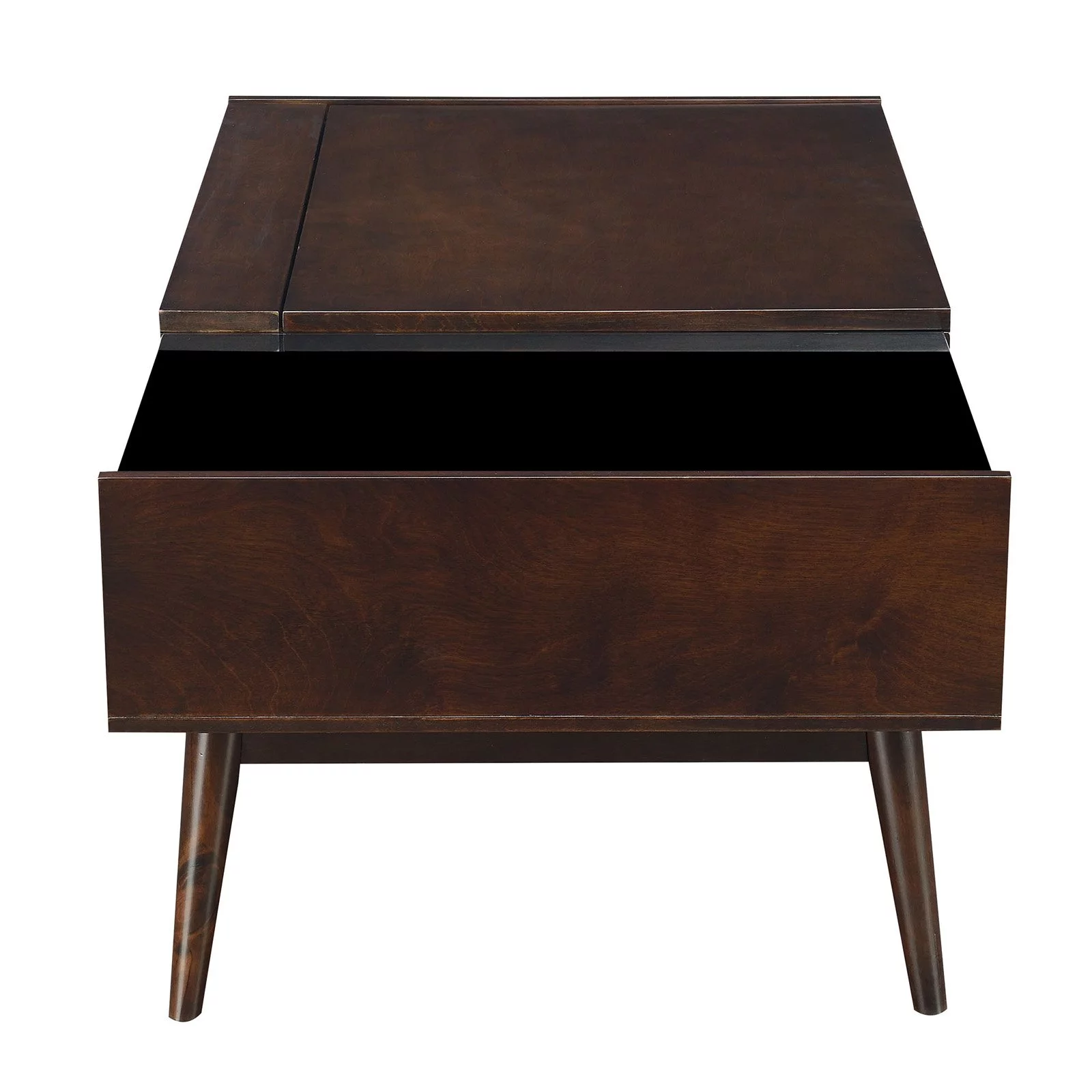 Picket House Morgan Mid-Century Lift-Top Coffee Table in Espresso