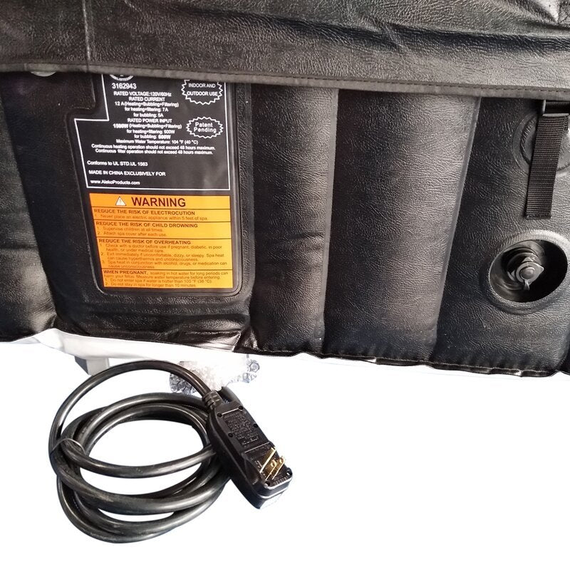 ALEKO Aleko 4 - Person 130 - Jet Square Inflatable Hot Tub
