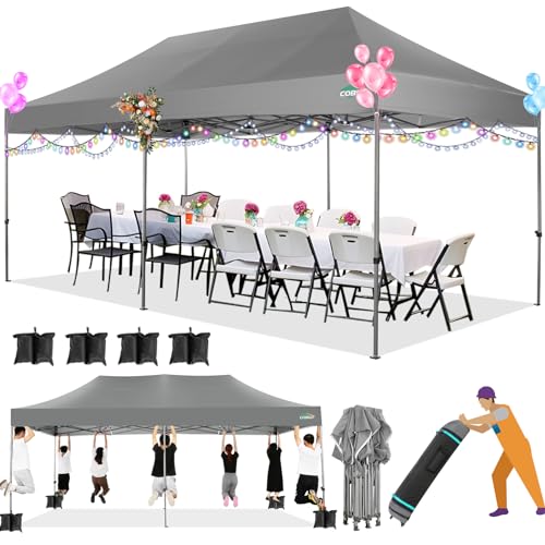 COBIZI 13x26 Pop Up Tent 13x26 Canopy with Sidewalls Heavy Duty Canopy Party Tent for Parties