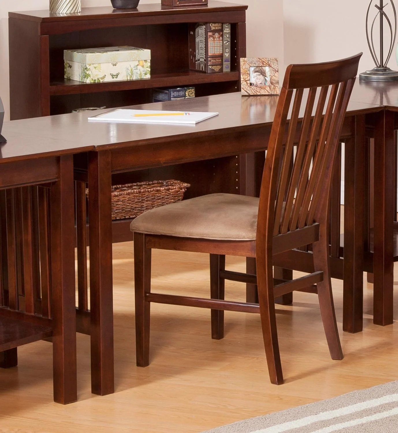 Mission Desk, Antique Walnut