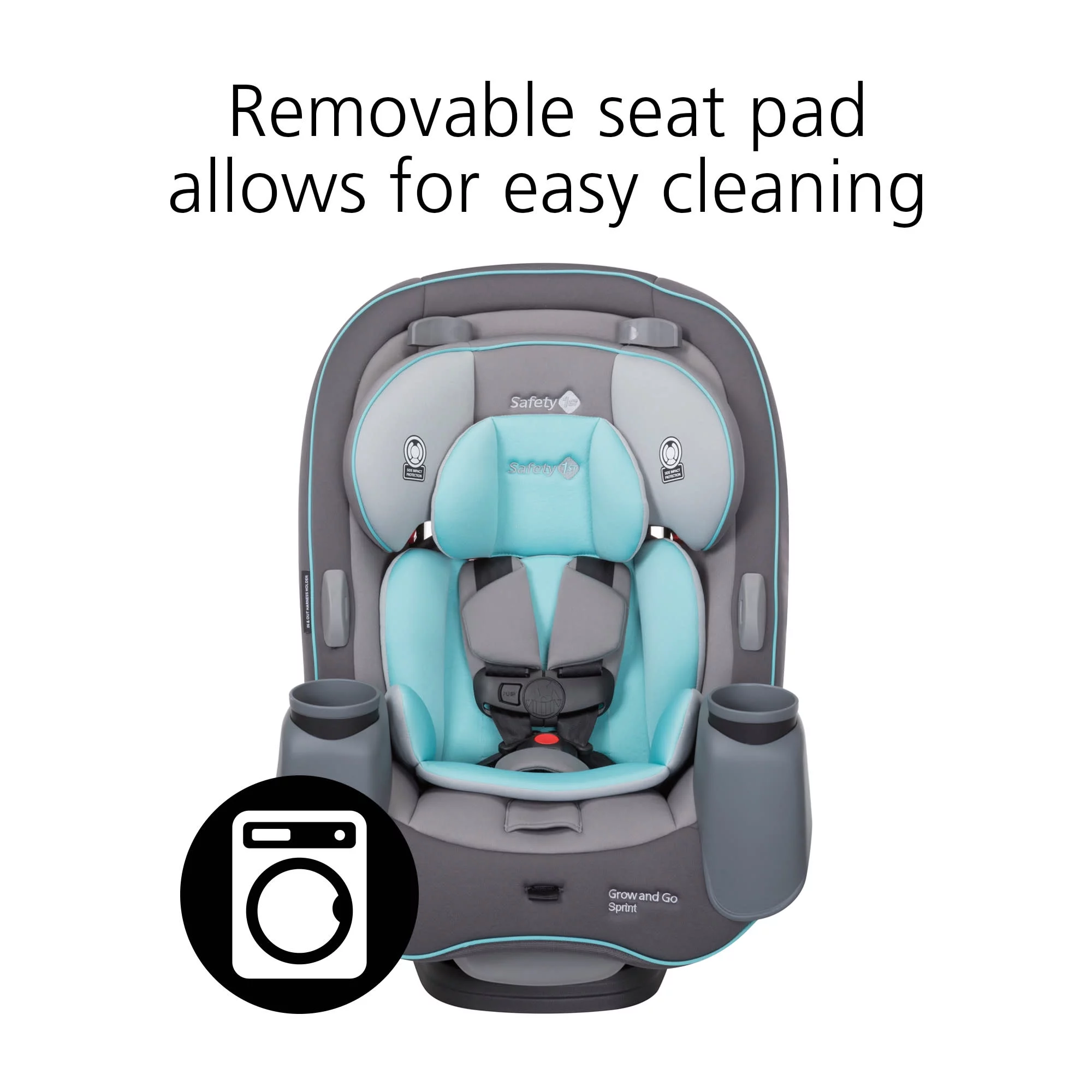 Safety 1st Grow and Go Sprint All-in-1 Convertible Car Seat, Silver Lake