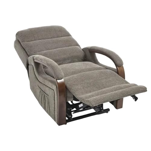 FLEXISPOT XL31 Power Lift Recliner Chair for Elderly, Electric Lift Chair with Massage & Heat, PU Leather Reclining Sofa w/Cup Holders