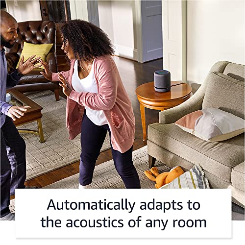 Like-New Amazon Echo Studio (newest model), Our best-sounding Alexa speaker, Perfect for living rooms, family rooms, and other large spaces