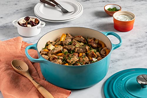 Le Creuset Enameled Cast Iron Signature Round Dutch Oven, 5.5 qt., Cerise