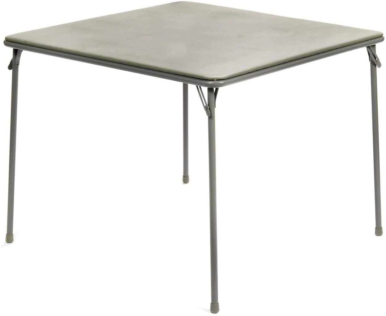 5pc. XL Series Folding Card Table and Triple Braced Fabric Padded Chair Set, Commercial Quality, Black, 38 x 38 x 29.5