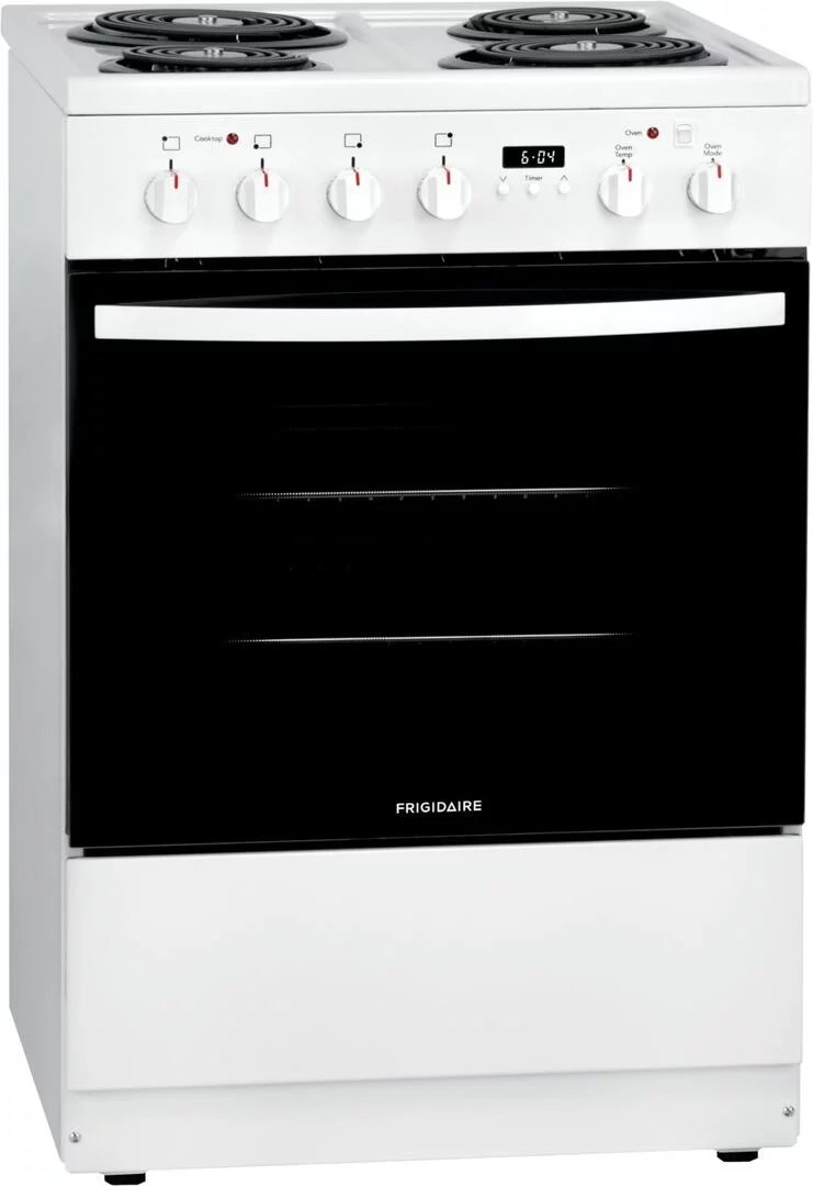 FRIGIDAIRE FFEH2422UW  24" FREESTANDING COIL ELECTRIC RANGE Stainless Steel