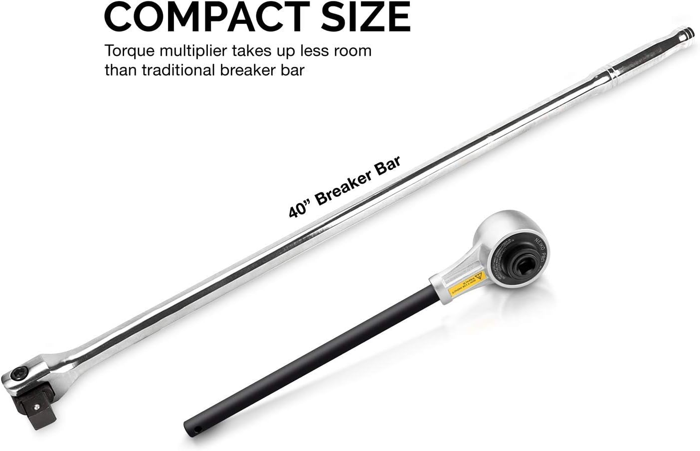 NEIKO PRO 03716B 3/4" Torque Multiplier Power Wrench | 2,200 Foot-Pound | Cr-Mo/Cr-V Steel
