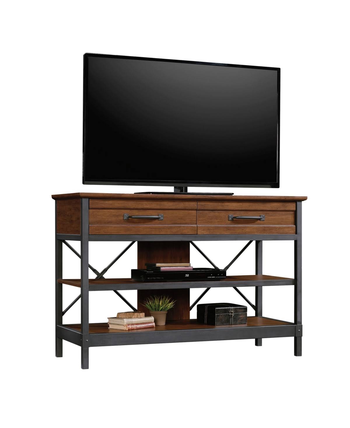 Sauder Carson Forge Anywhere Console | Milled Cherry