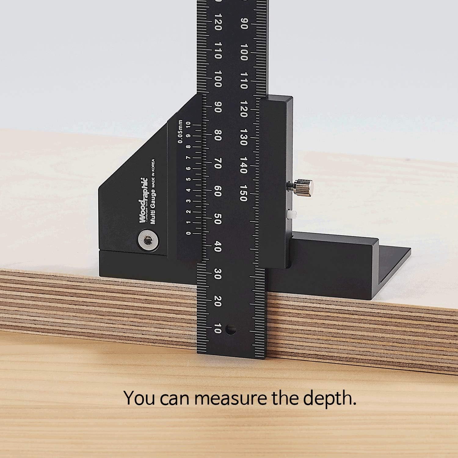 Woodraphic Professional Dual Function Scriber Gauge for Measuring and Marking